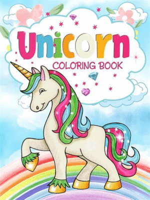 Cute Unicorn Coloring Pages (100 Pages)